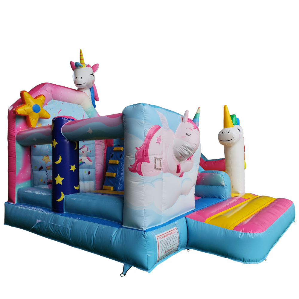 Hüpfburg Einhornland mit Rutsche